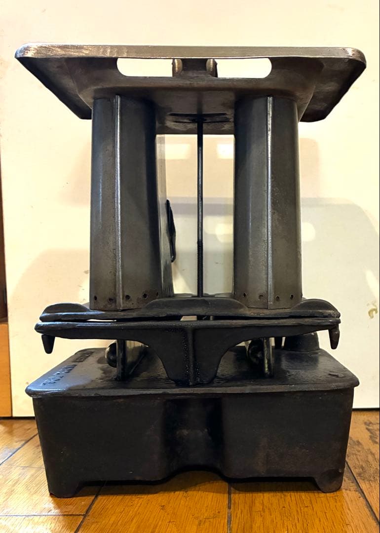 美品 アイロンストーブ ユニオン ダブル レイルロードランタン オイルランタン