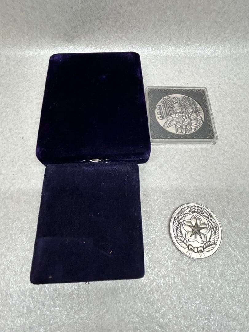 警視総監賞メダル 警視庁刑事部長賞 連続爆破事件 解決受賞記念 20年勤務メタル