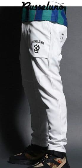 Russeluno 3Dポケットロングパンツ ホワイト　サイズ７