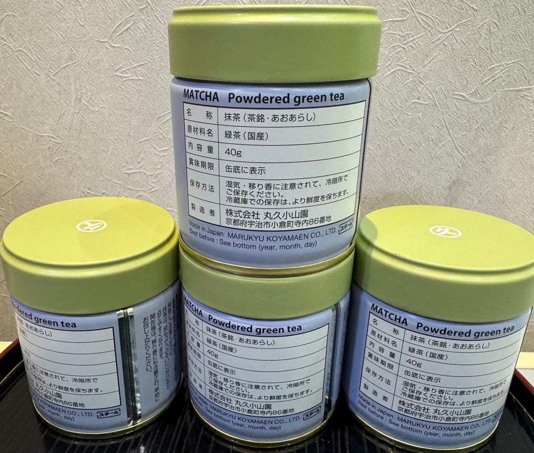 MATCHA 青嵐40g 丸久小山園 4缶セット