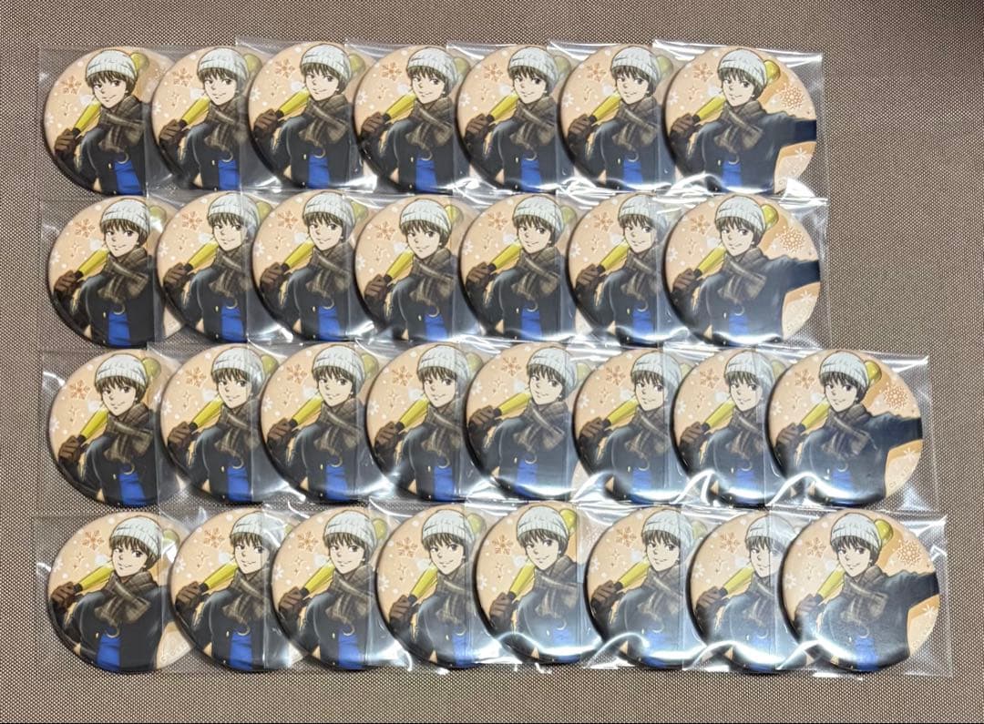 銀魂 缶バッジ ゆきがっせん 沖田 総悟