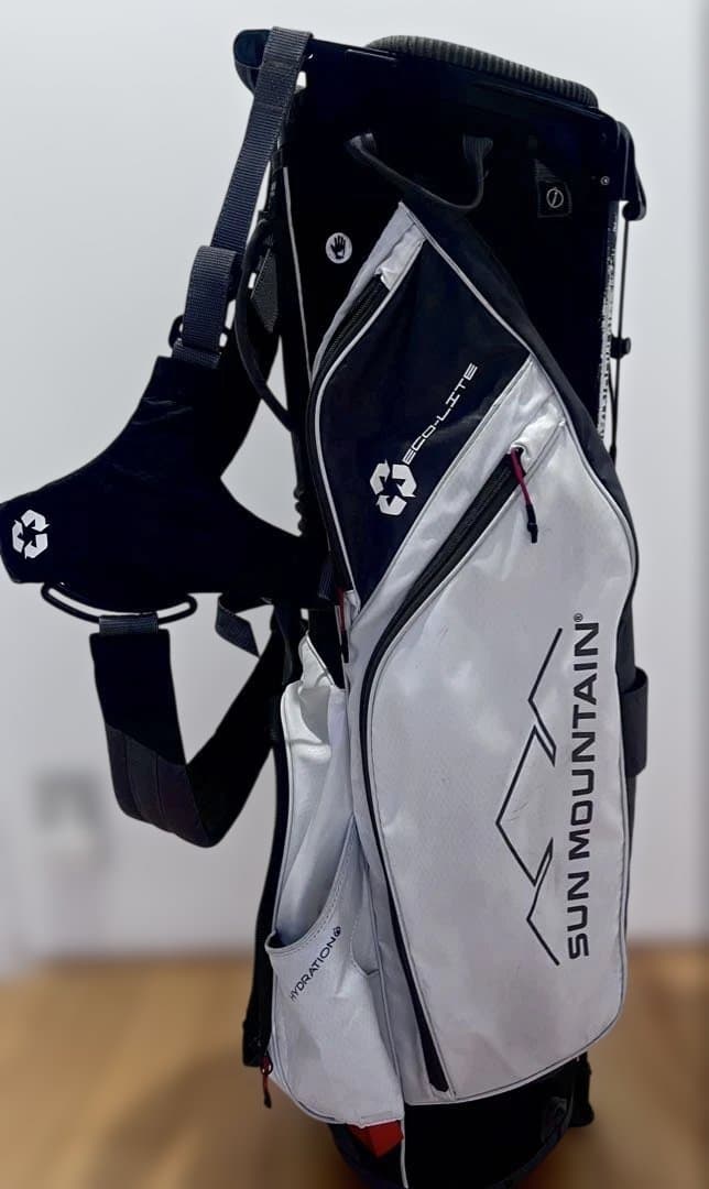 SUN MOUNTAIN 軽量ゴルフバック ECO-LITE グレー✖️ホワイト