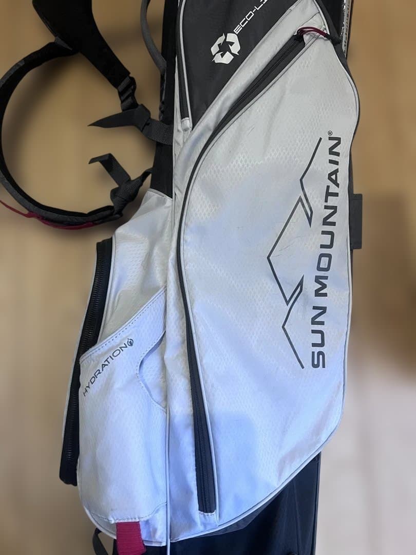 SUN MOUNTAIN 軽量ゴルフバック ECO-LITE グレー✖️ホワイト