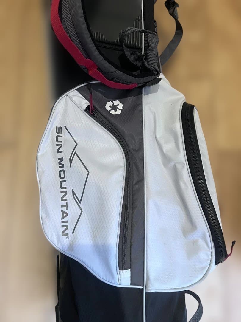 SUN MOUNTAIN 軽量ゴルフバック ECO-LITE グレー✖️ホワイト