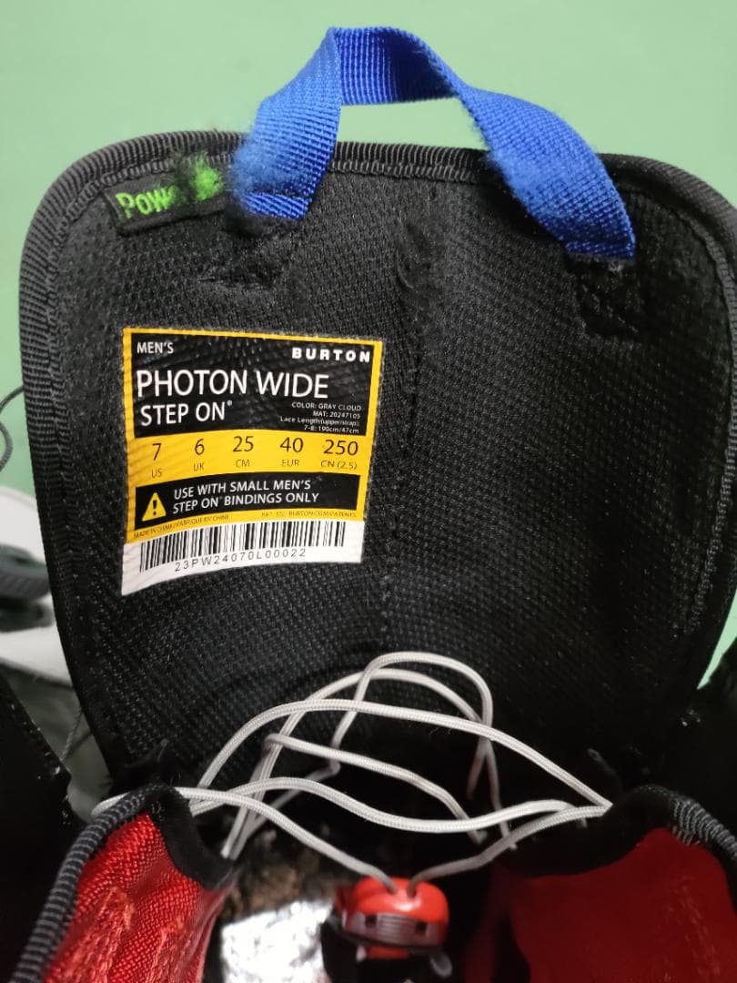 バートン ステップオン PHOTON WIDE 25.0cm バインディング付