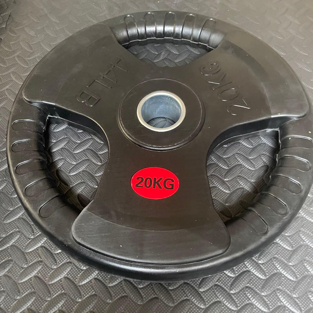 【送料無料】Φ50mm ラバー バーベルプレート オリンピックシャフト