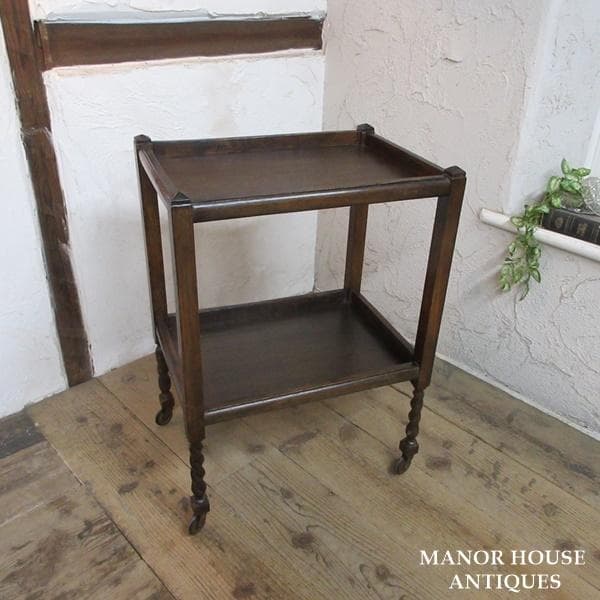 イギリス アンティーク 家具 キッチンワゴン トロリー カフェ 英国 6889d