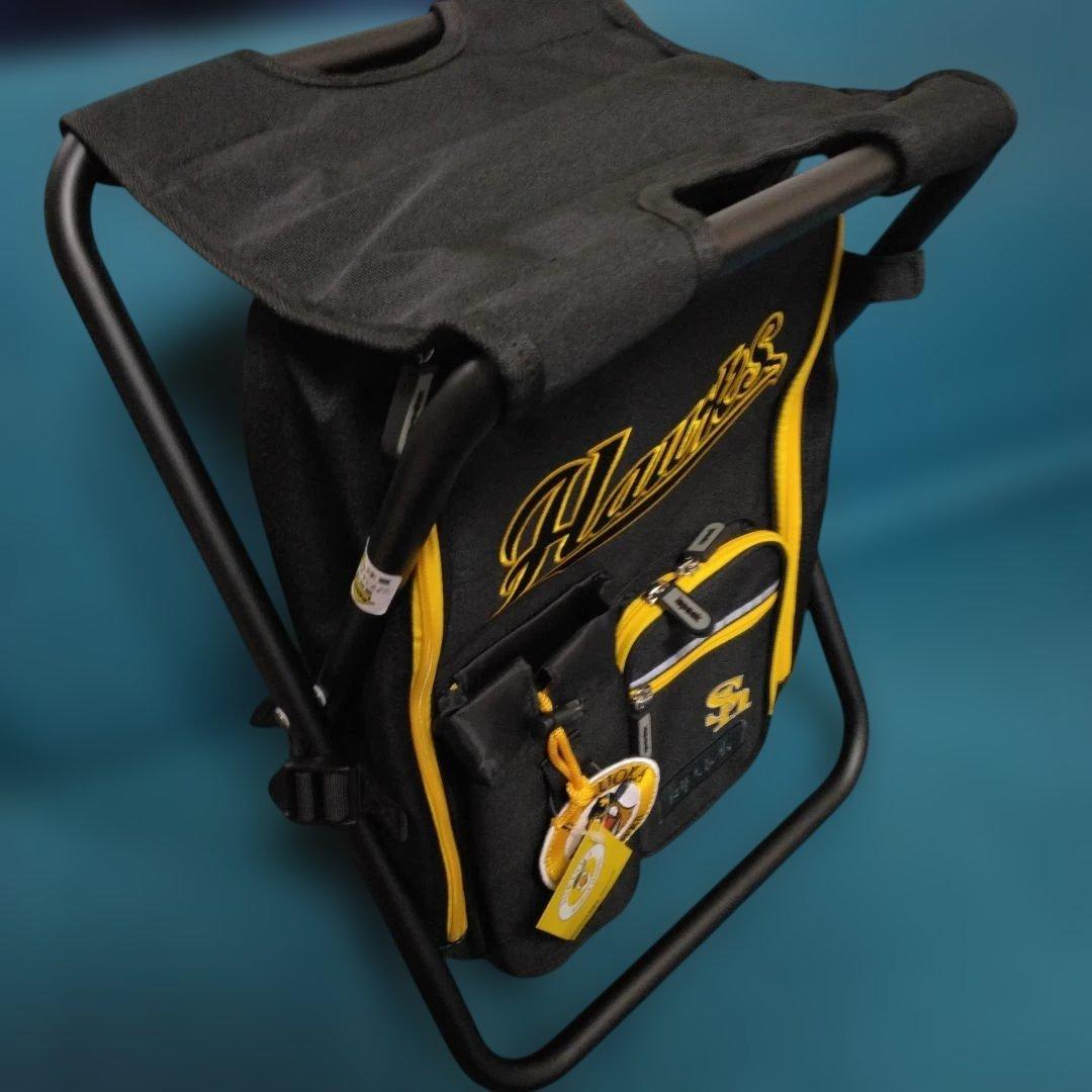 SoftBankHAWKSオリジナルイス付リュック 黒/黄色