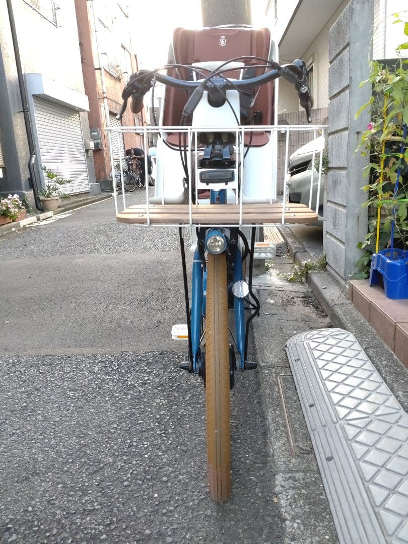 配送可★直接引渡可★カスタム【現行型ビッケグリ】電動アシスト自転車★３人乗子供乗