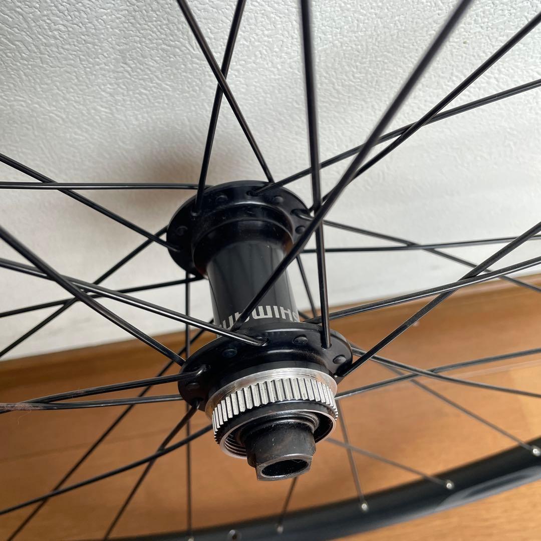 シマノ WH-RS171 完組ホイール 黒　前後2本セット ディスクブレーキ用