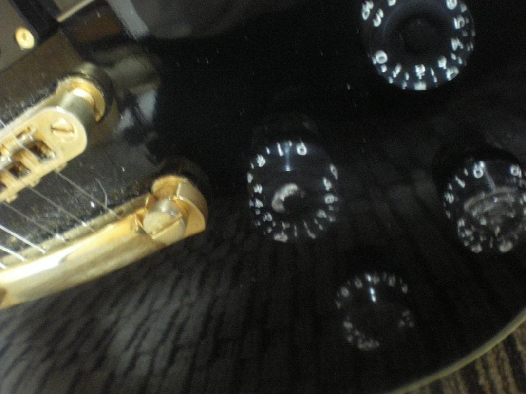 BUSKER'S ブラックレスポールエレキギター