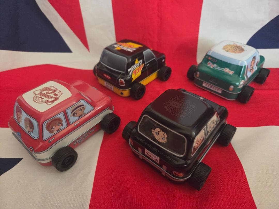 ミニクーパー　ブリキ４台★鬼滅の刃　名探偵コナン　闇の組織　限定★ローバーミニ