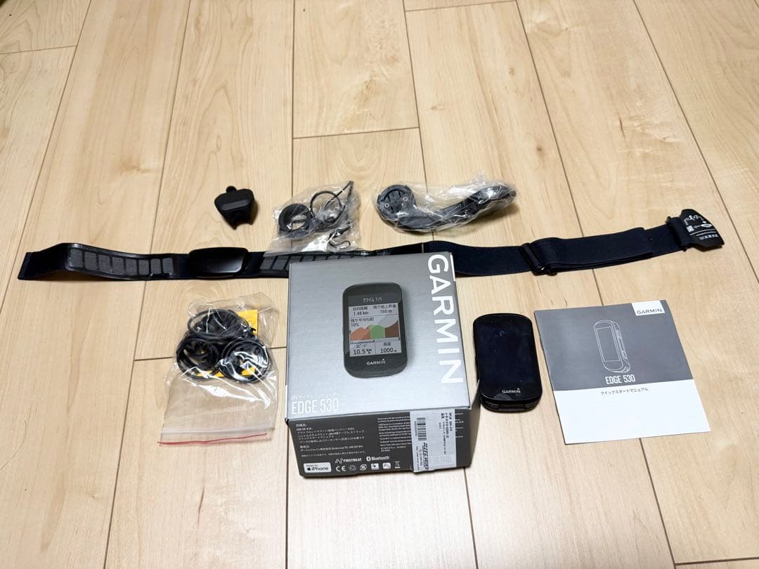 GARMIN EDGE 530 サイクルコンピューター本体　センサー付き
