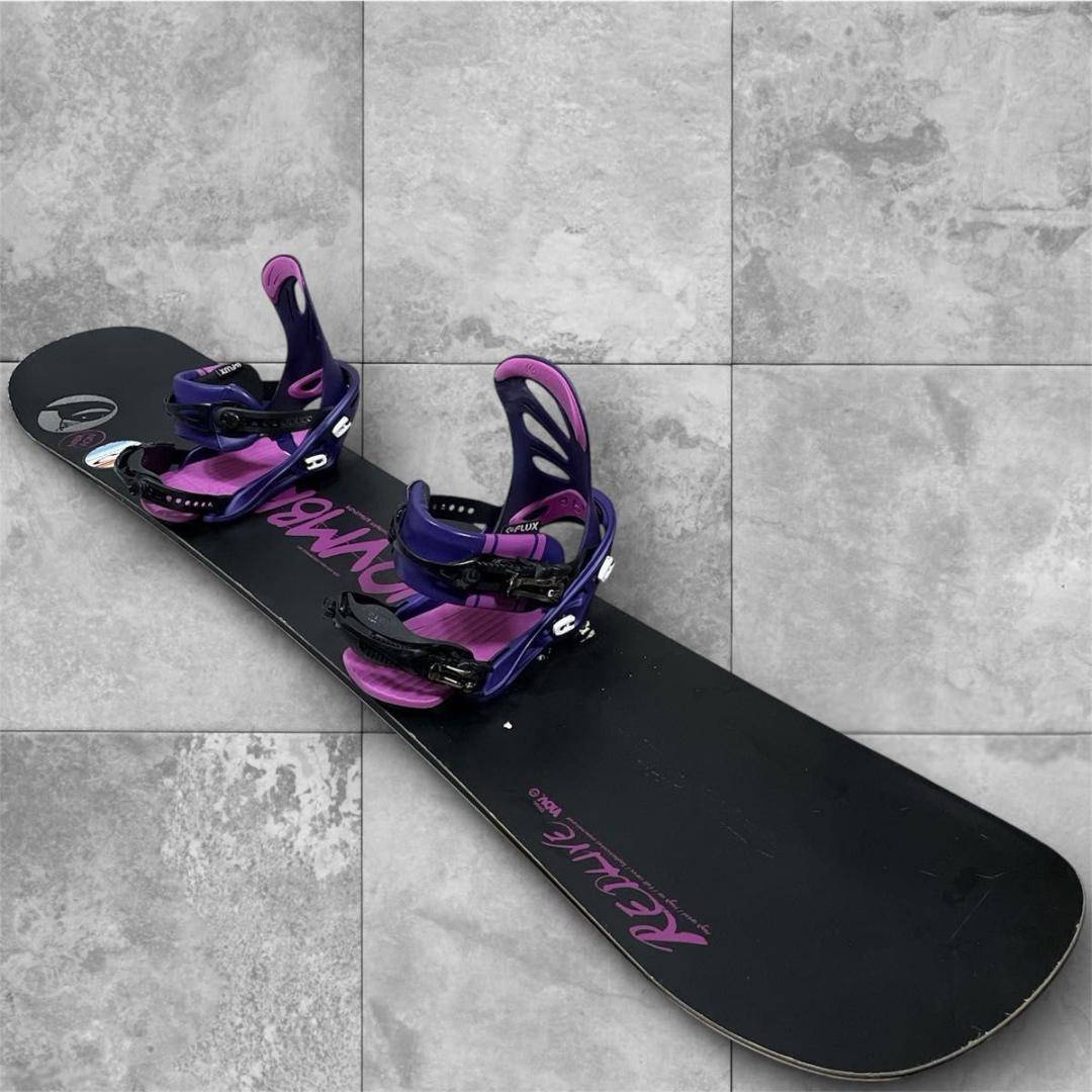 November REDLIVE 145cm × FLUX 2点セット スノボ