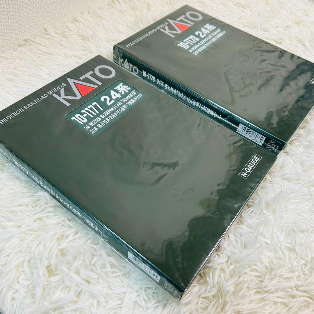 KATO 10-1177 1178 24系寝台特急「あさかぜ」(金帯) 基本増結
