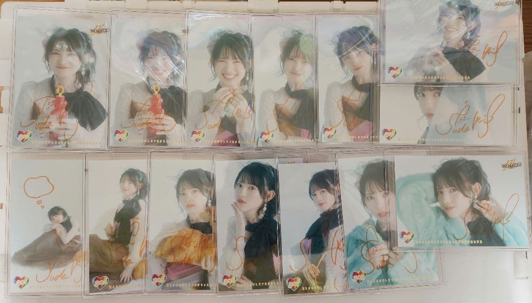 超ときめき宣伝部　菅田愛貴　生誕生写真　直筆サイン　ぬい　アクスタ