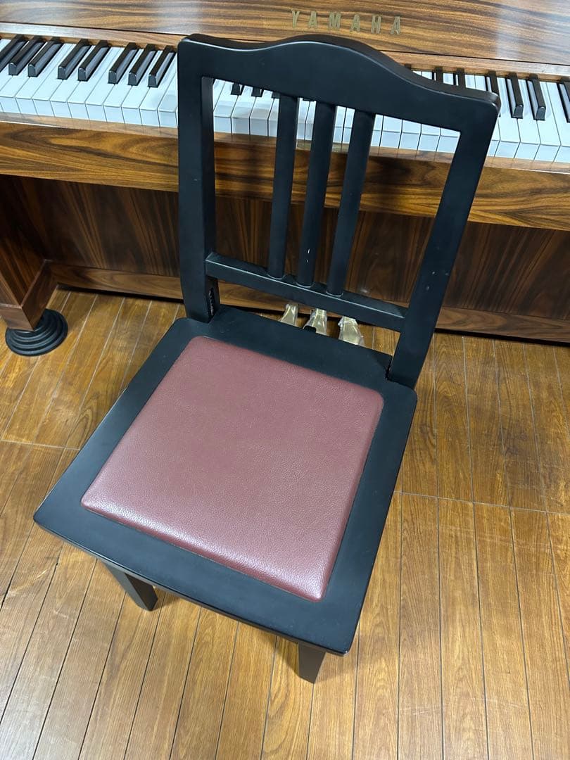 No.5A トムソン椅子 半艶塗装 ヤマハ ピアノ椅子　フェルト付き