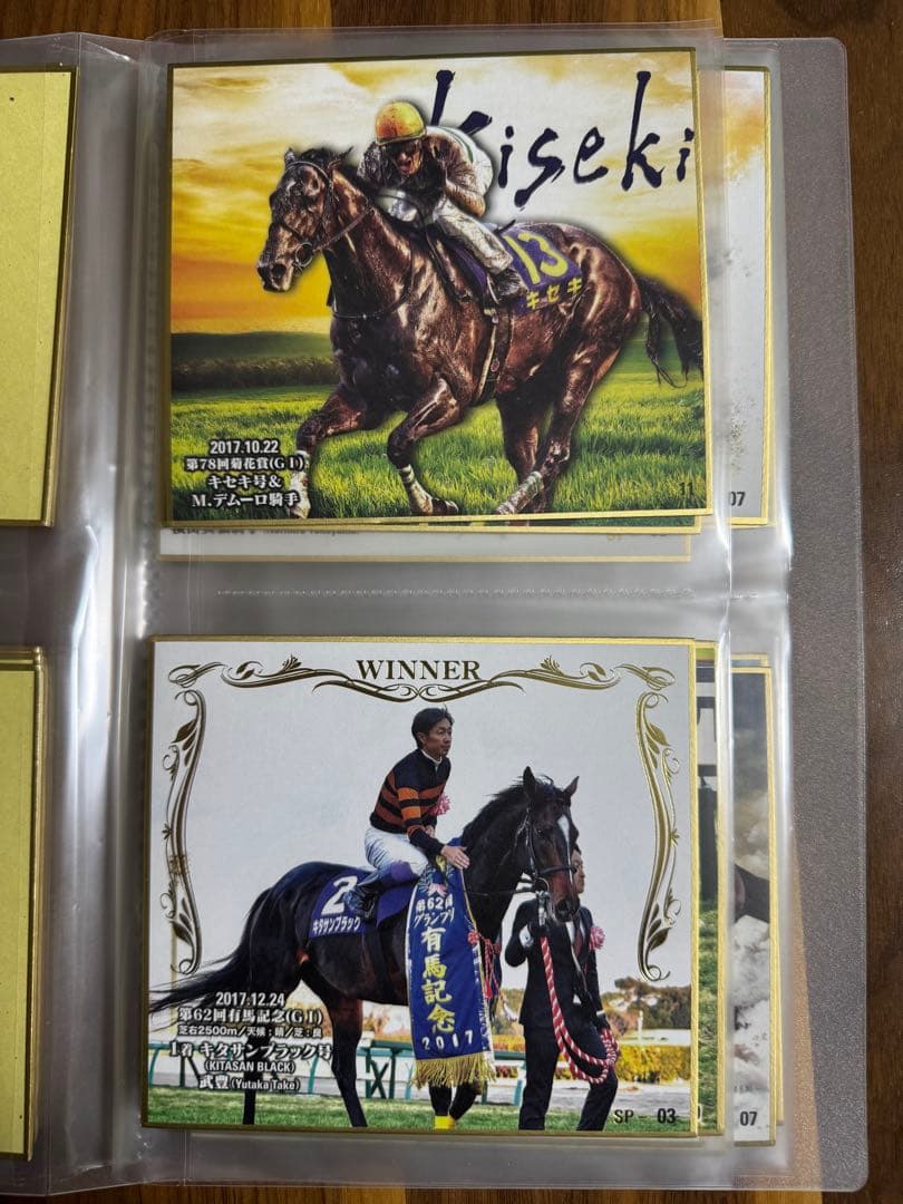 競馬 ウマ娘 GⅠ•Ⅱ•Ⅲ トレーディングminiミニ色紙 全21枚 バラ売り可