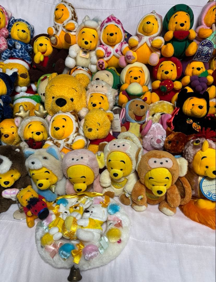ディズニー　くまのプーさんと仲間達のぬいぐるみ　68体まとめ売り