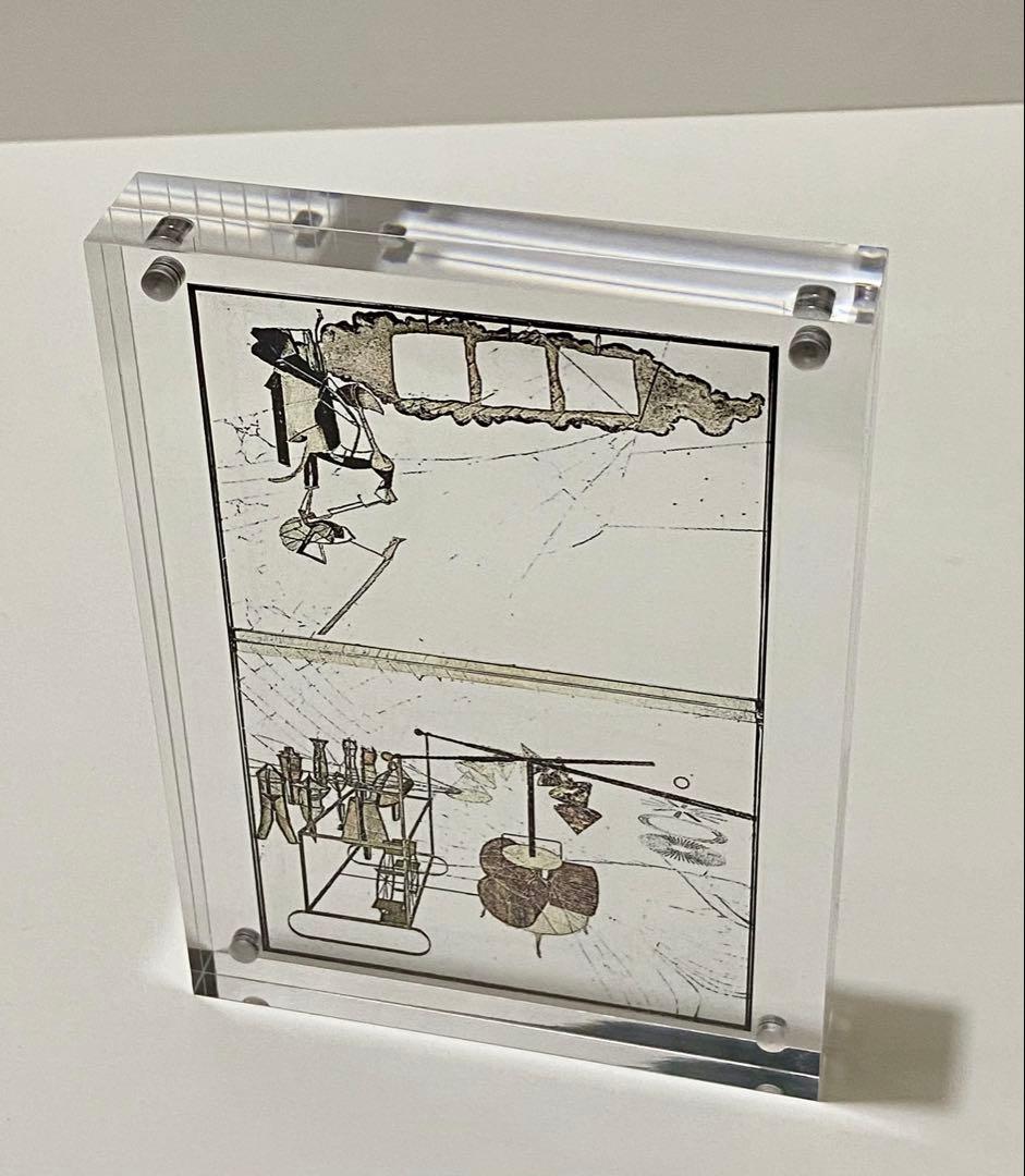 マルセル・デュシャン 机上用 ミニArt模型・「大ガラス」M.Duchamp