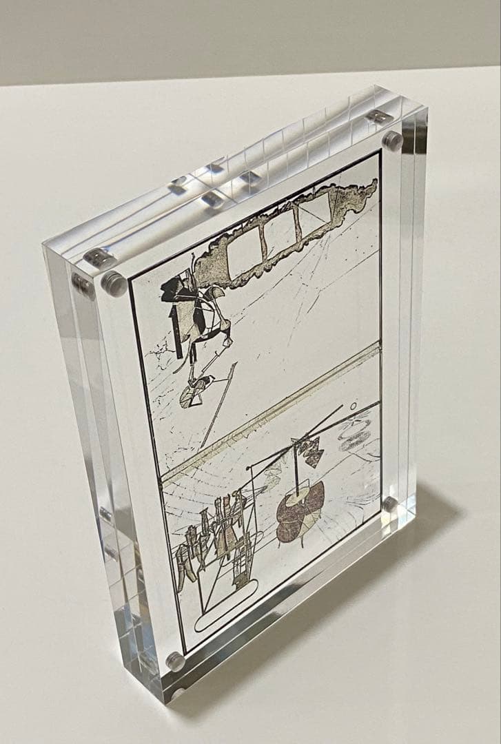 マルセル・デュシャン 机上用 ミニArt模型・「大ガラス」M.Duchamp