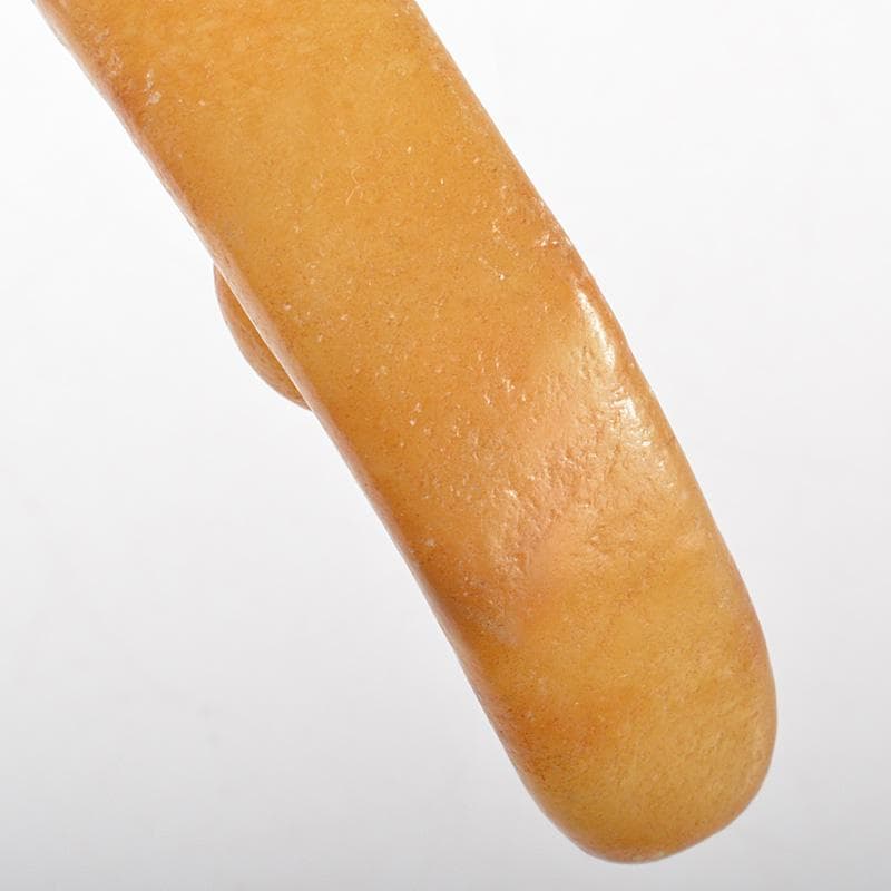 中国　玉石彫刻　神獣刻　帯鉤　筆架　置物　C　7341E