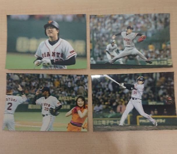 読売ジャイアンツ 巨人 生写真 ホルダー付き レア
