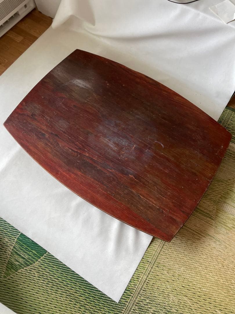 昭和の食卓 天然木 ちゃぶ台 長方形型 折りたたみ式 座卓 書斎 作業用テーブル