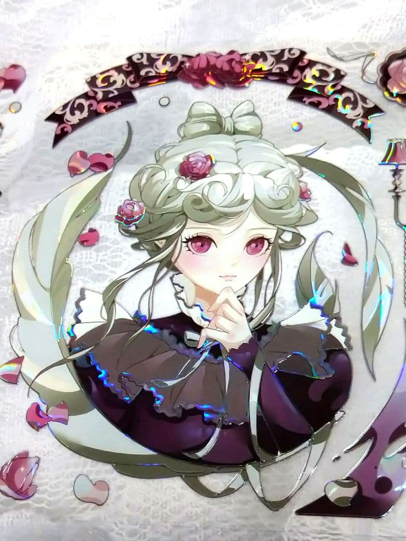 J607＃玛格丽酒会(贝壳光)Likey切り売り海外人物マステ女の子