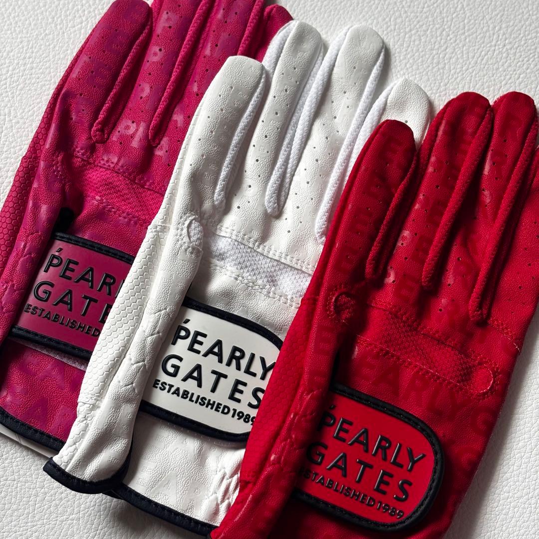 【新品】5色セット パーリーゲイツ　片手　左手　SS レディースゴルフグローブ