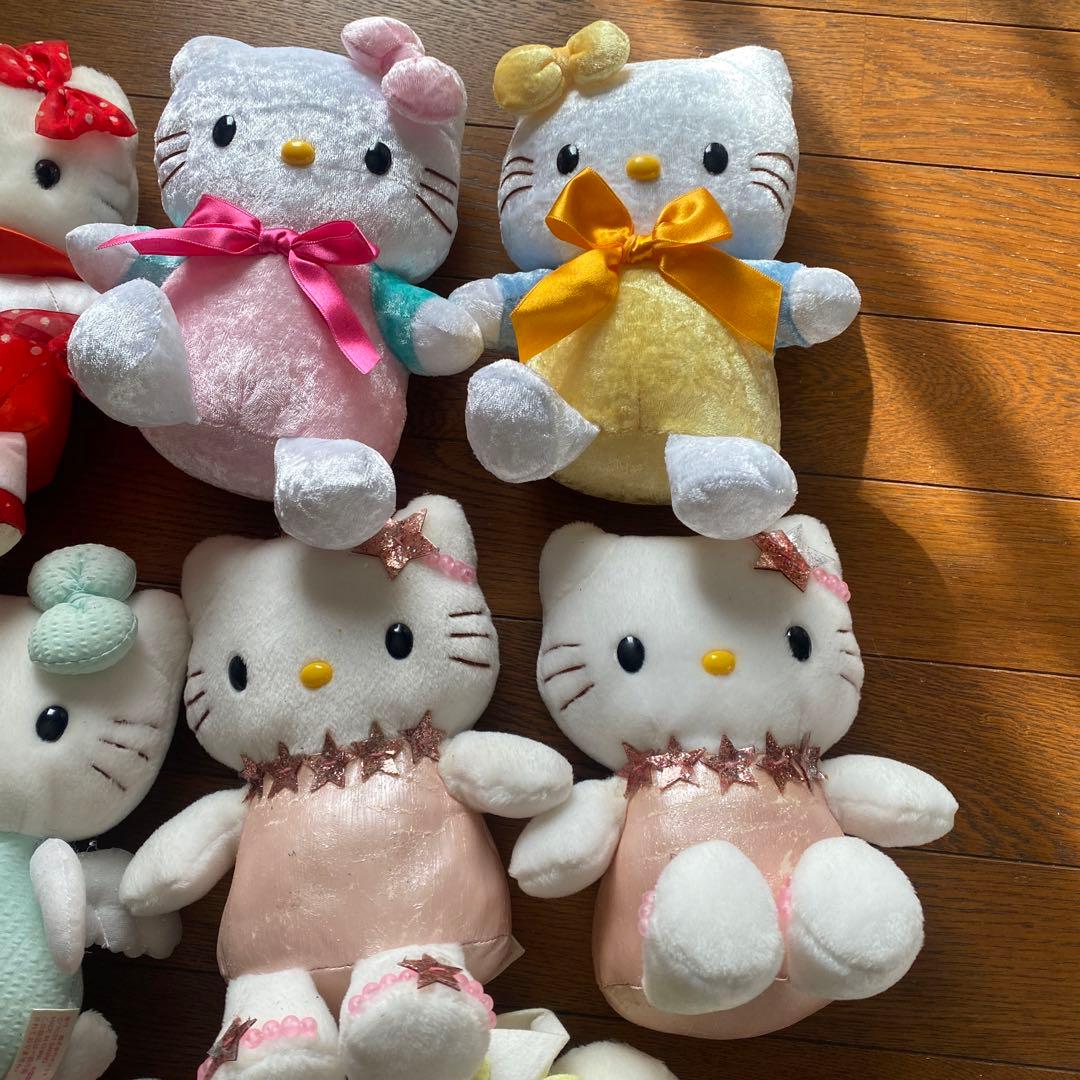 ハローキティ ぬいぐるみ マスコット 大量 まとめ売り 11点セット
