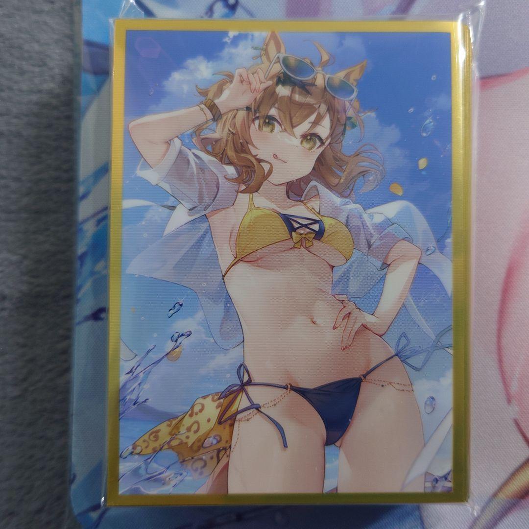 α1 ウマ娘 水着&水しぶき ジャングルポケット スリーブ&プレイマット