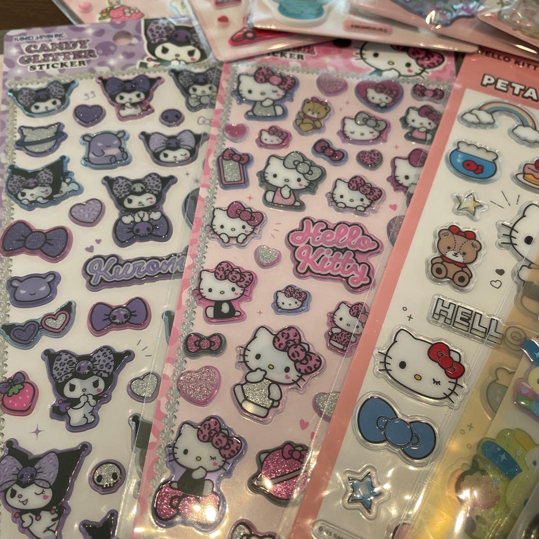 サンリオ　シールセット　ぷくぷくシール　ウォーターシール