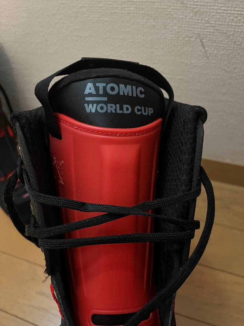 ATOMIC WORLD CUP スキー用ブーツ 黒/赤