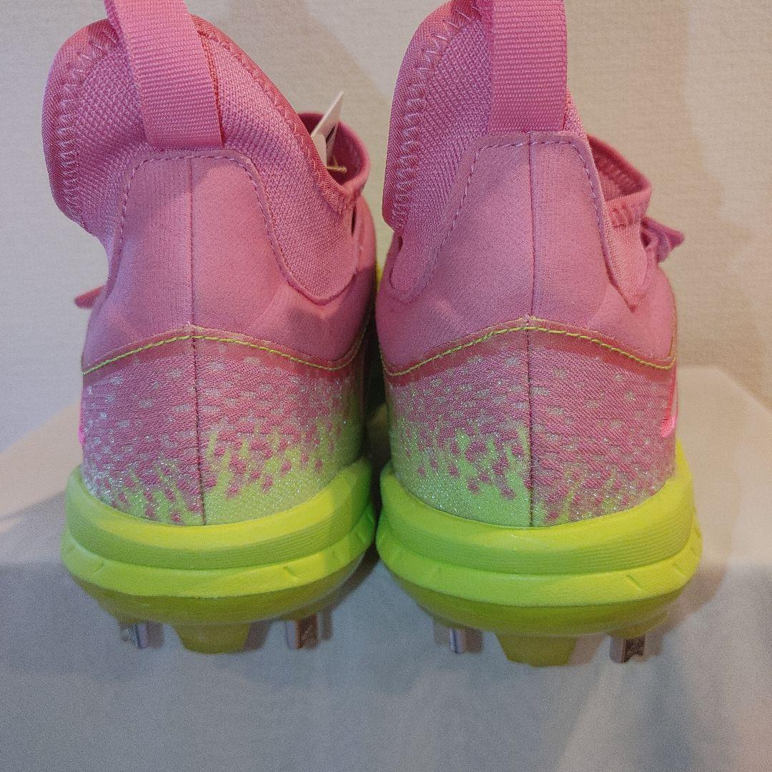 アディダス　野球　スパイク　28.5センチ 金具　ピンク