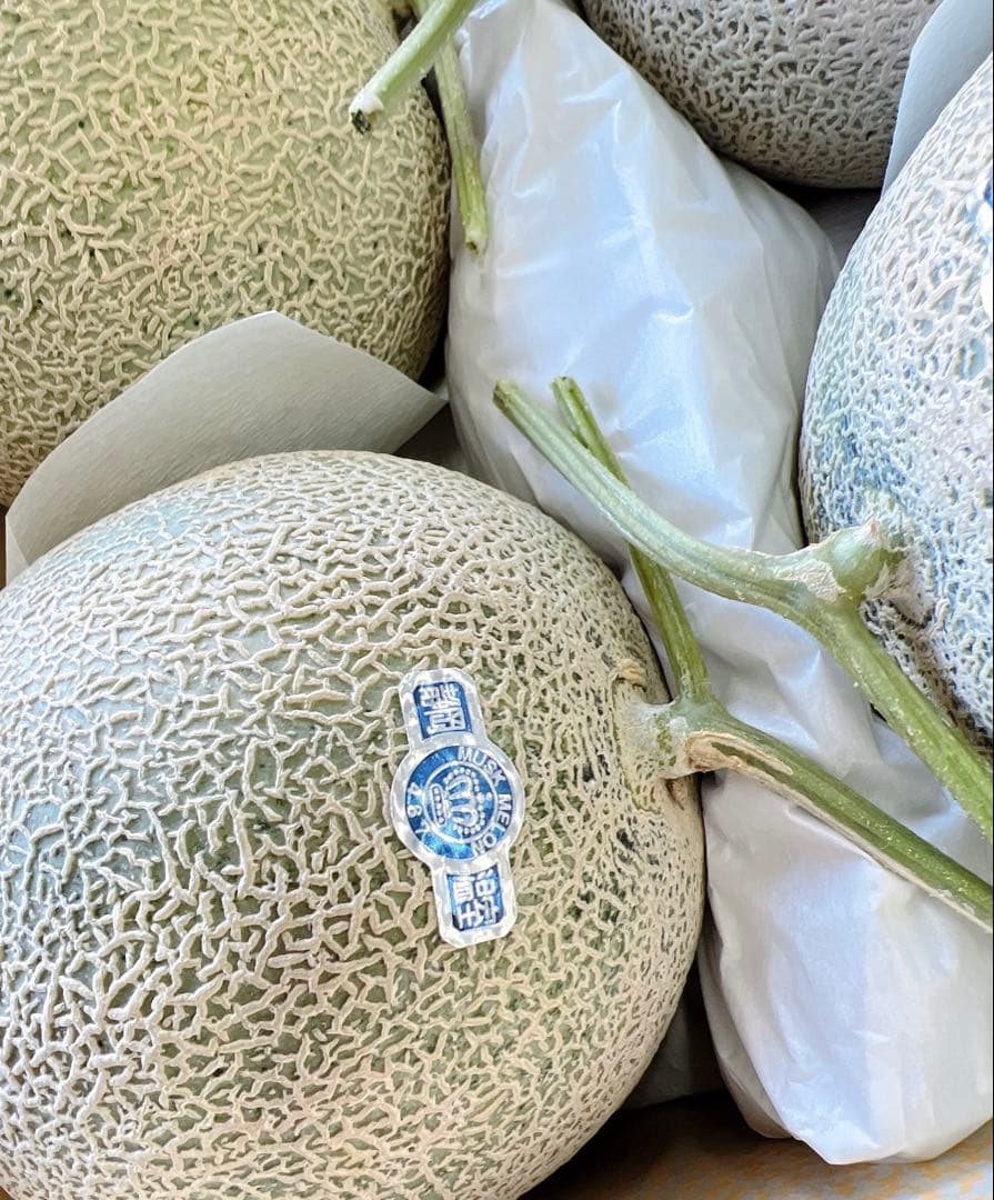 最高級クラウンメロン　温室マスクメロン　マスクメロン