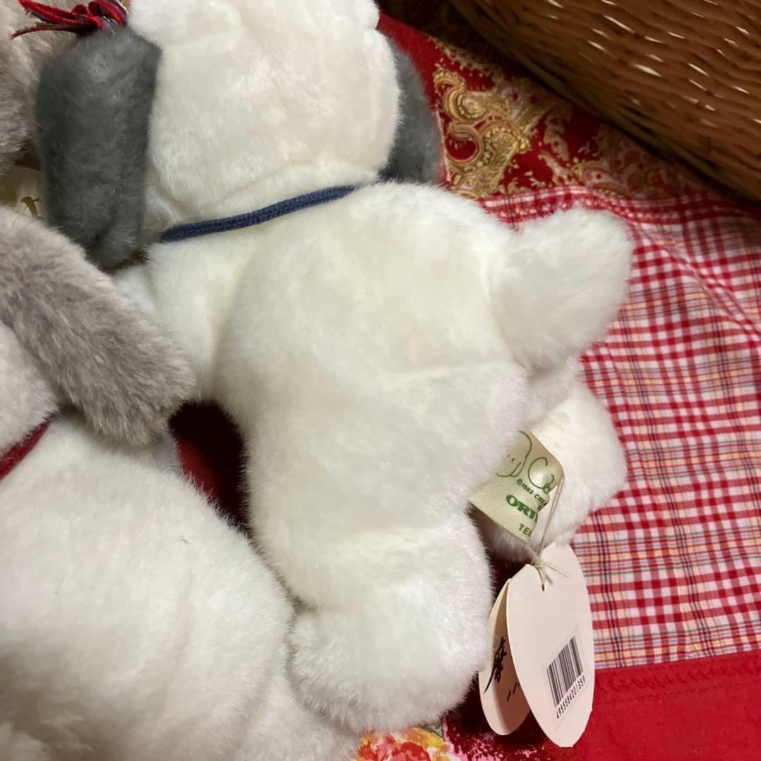 うめ吉　ぬいぐるみ　寝そべり　3体セット　中島潔　ぬいぐるみ犬　子犬