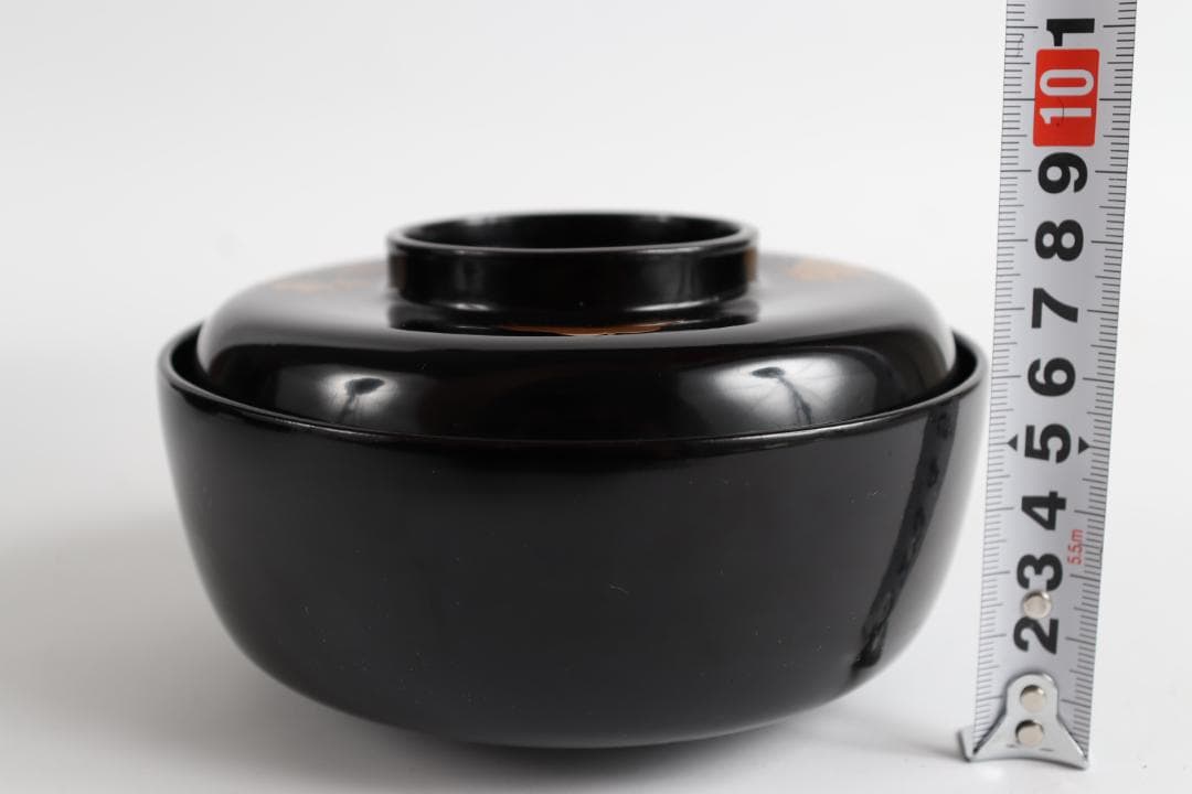 木製漆器 花蝶蒔絵 吸物椀 五客 漆芸③