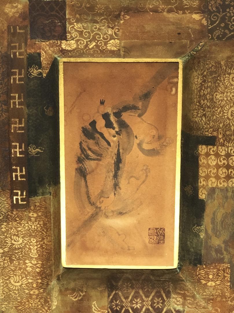 【 田中比左良 真作 】　天女/飛天/美人図　肉筆　戦前