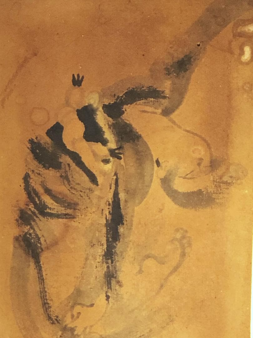 【 田中比左良 真作 】　天女/飛天/美人図　肉筆　戦前