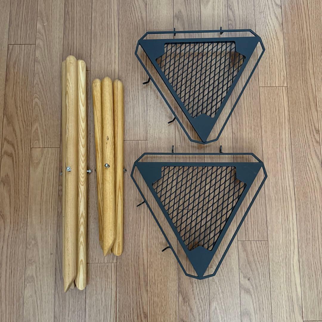 SomAbito焚き火サイドスタンド セット