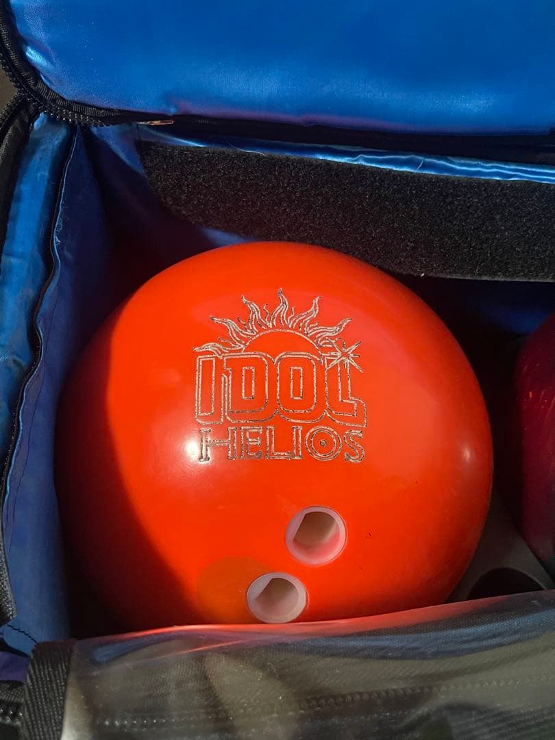 IDOL HELIOS ボウリングボール 15lb オレンジ