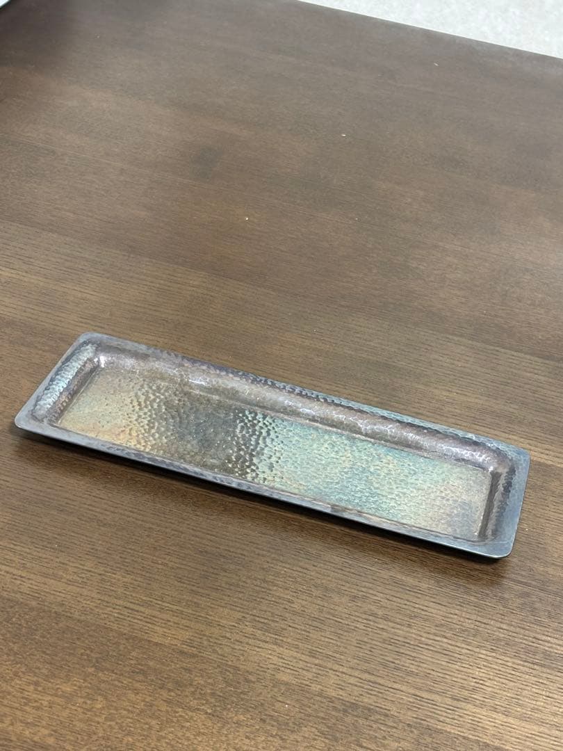 純銀　silver 宮本製　刻印　ペン皿　プレート