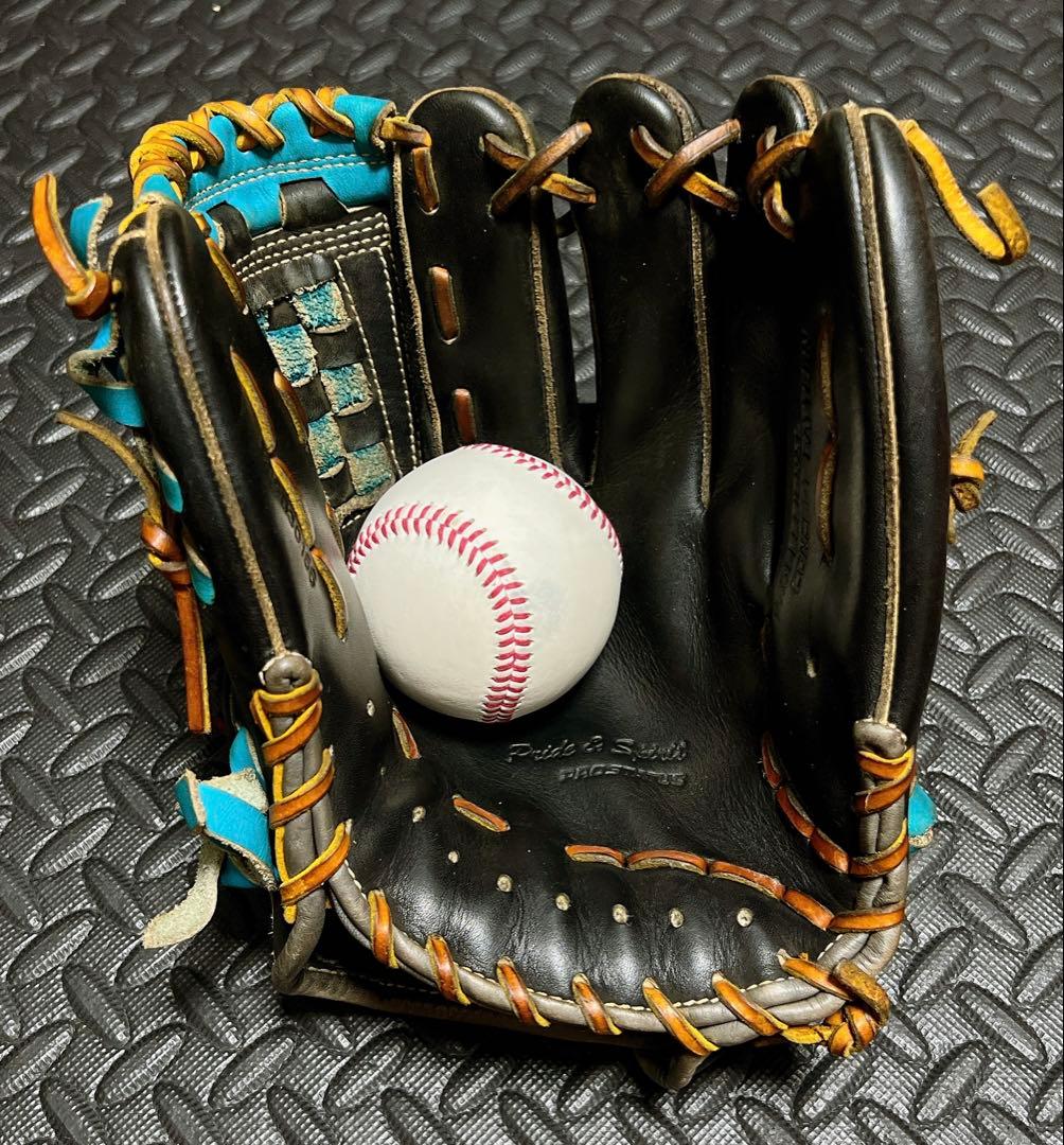 ZETT 数量限定カラー プロステイタス 軟式 内野手用 グローブ 源田壮亮