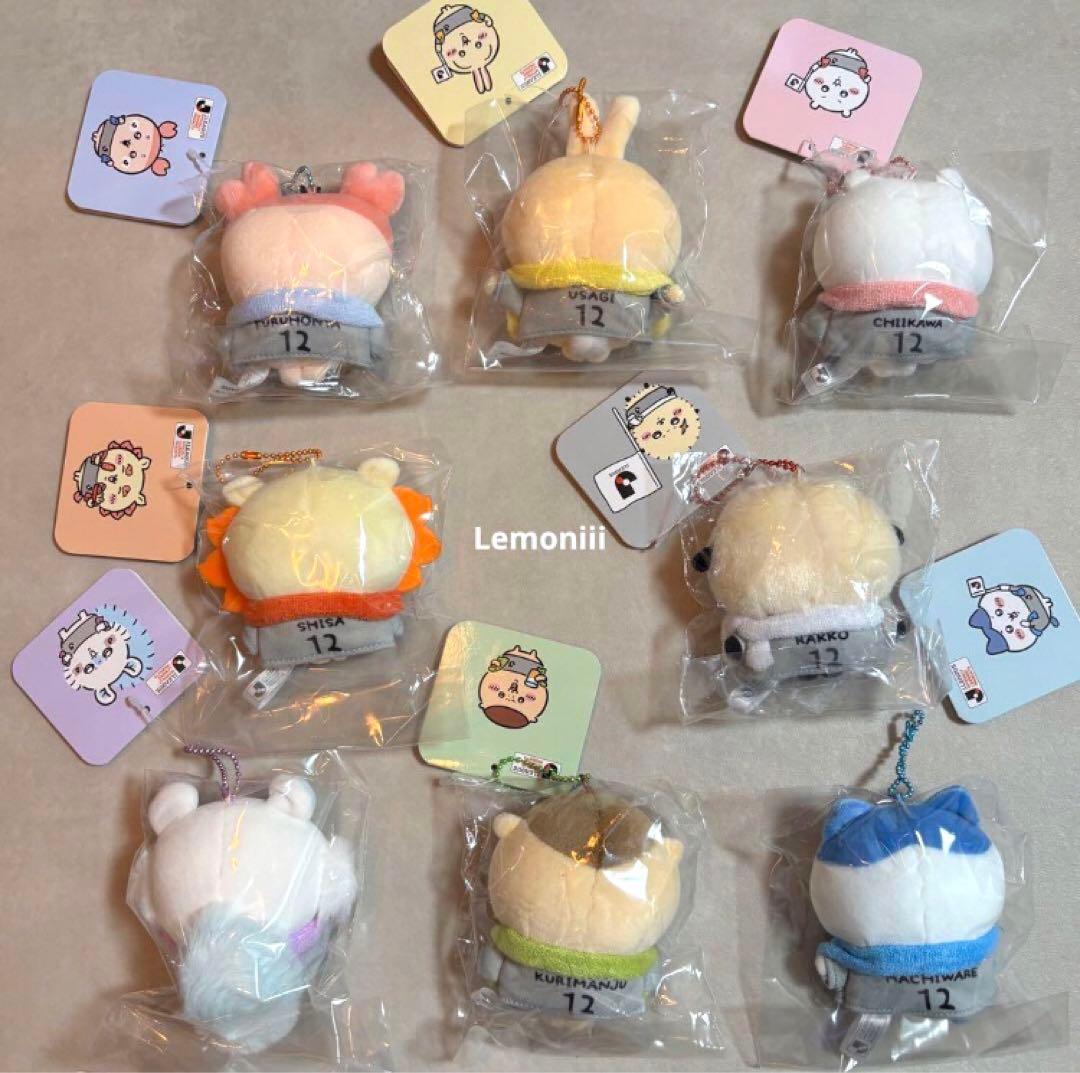 ちいかわxＪリーグ シーサー ラッコ うさぎ マスコット コンプリート 8点