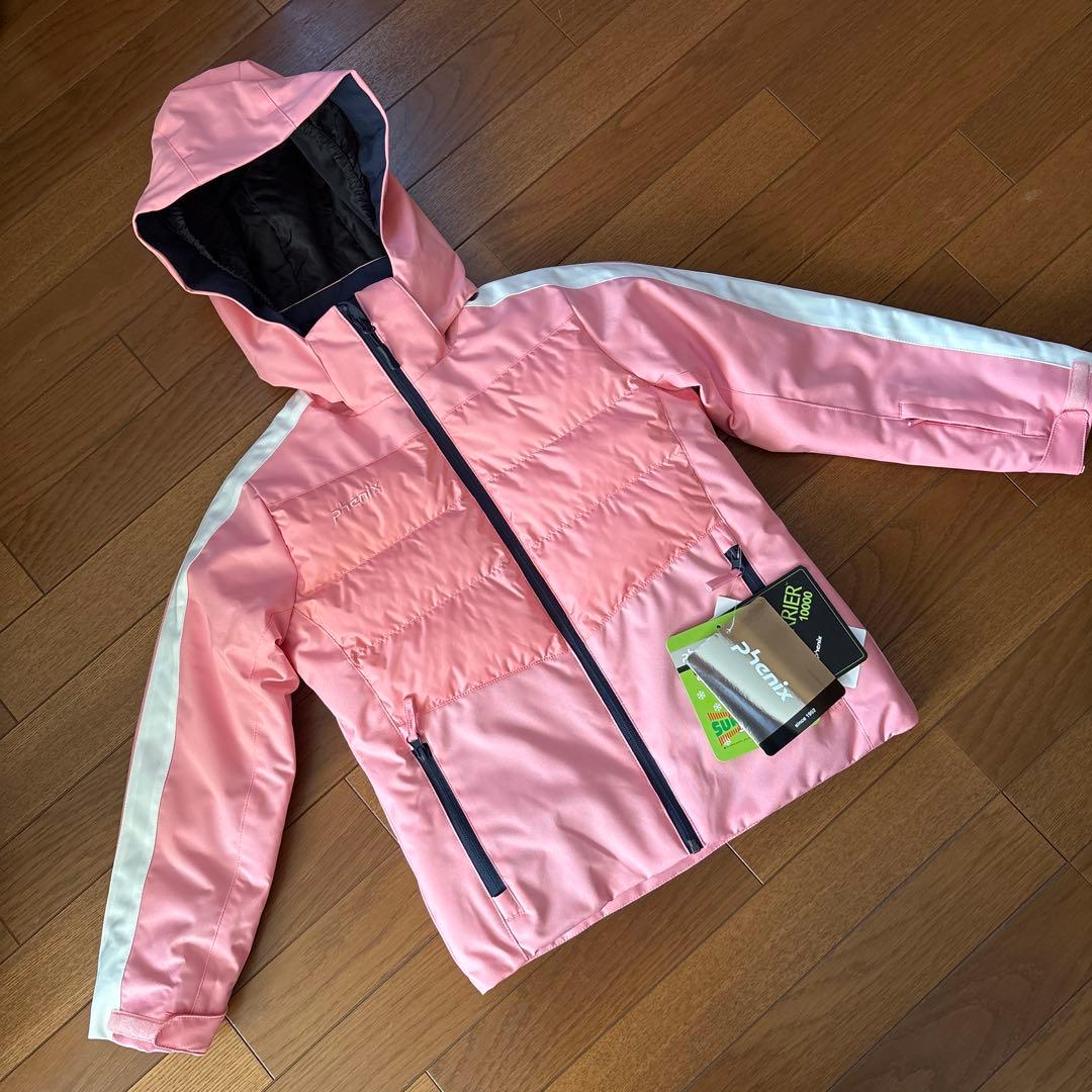 【新品】phenix 子ども用スキーウェアセット ピンク/ネイビー 130㎝