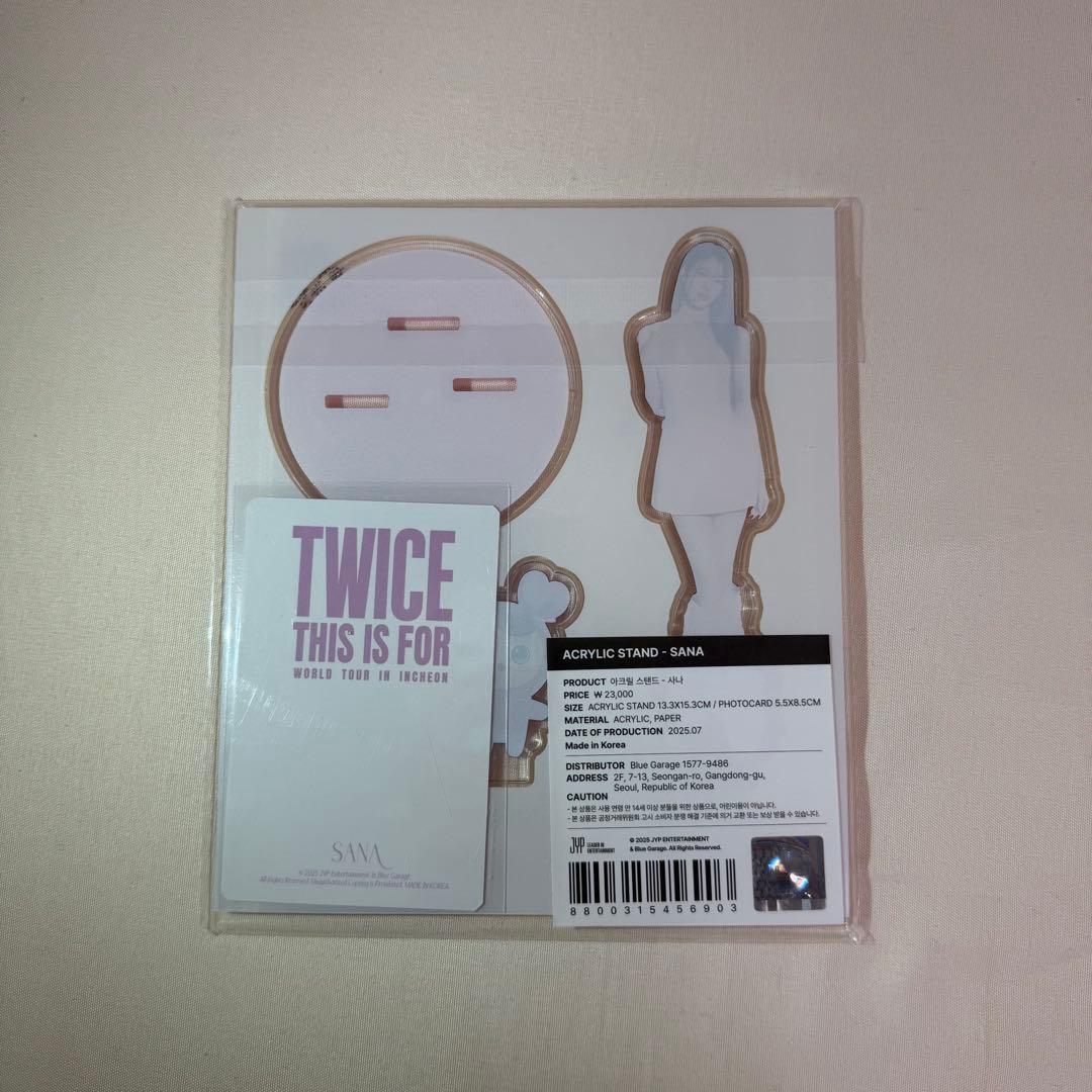 TWICE SANA サナ アクリルスタンド 仁川 ソウルコン アクスタ トレカ