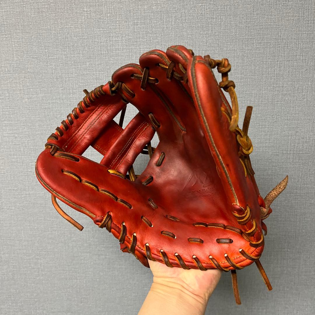 1228 アクセフ×ベルガード 型良 即戦力 硬式 内野手用グローブ