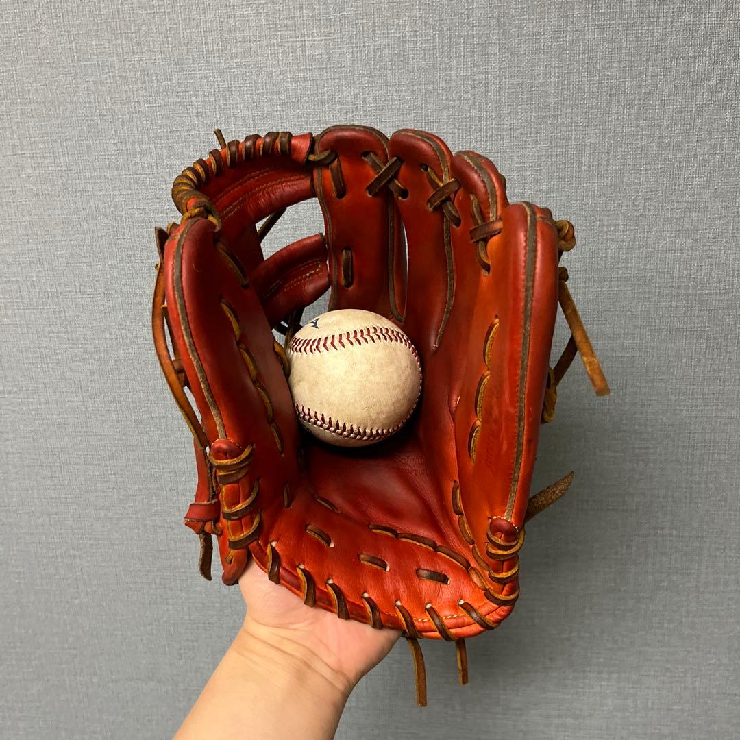 1228 アクセフ×ベルガード 型良 即戦力 硬式 内野手用グローブ