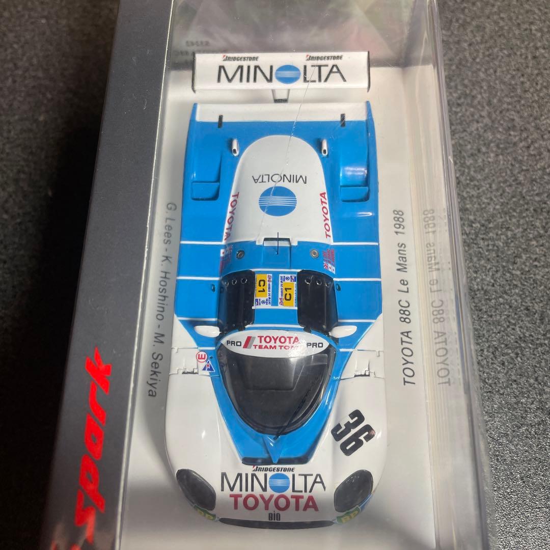 SPARK 1/43 TOYOTA 87C ルマン 1988